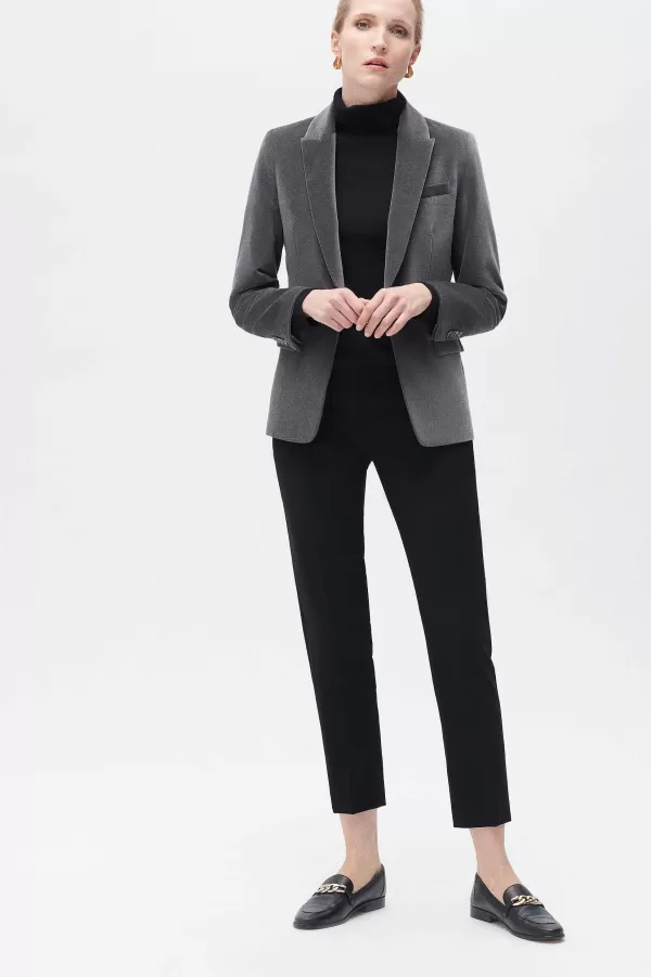 Best Sale CAROLL Blazer Aurora Femme Gris Fonce