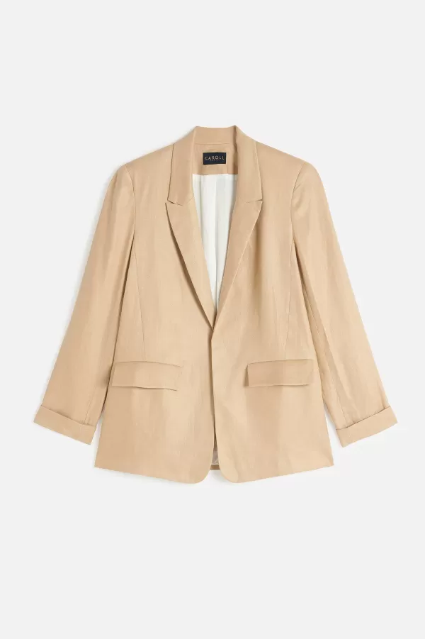 Outlet CAROLL Blazer Randine Femme Beige