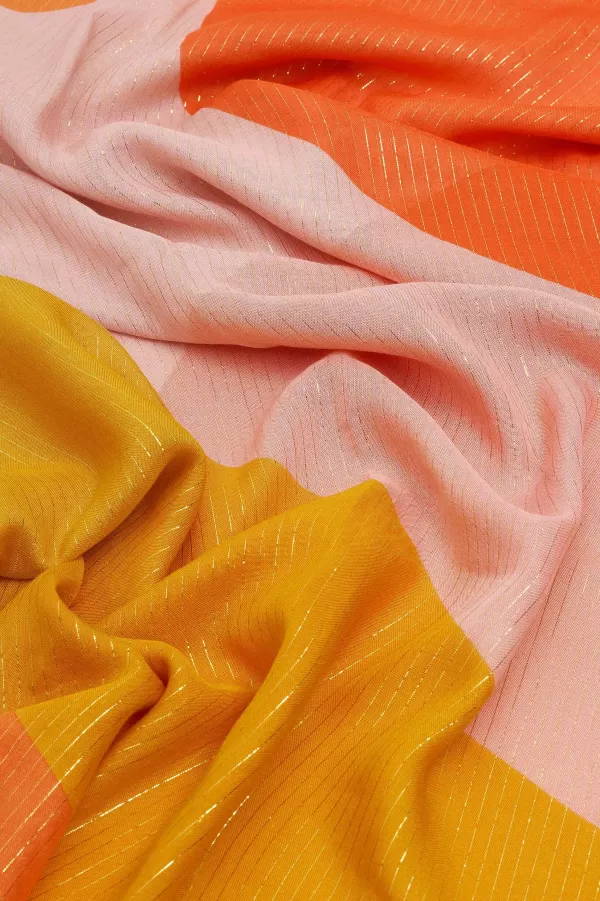 Outlet CAROLL Foulard Lorela Femme Jaune Or