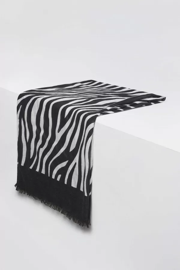 Online CAROLL Foulard Zolanda Femme Noir