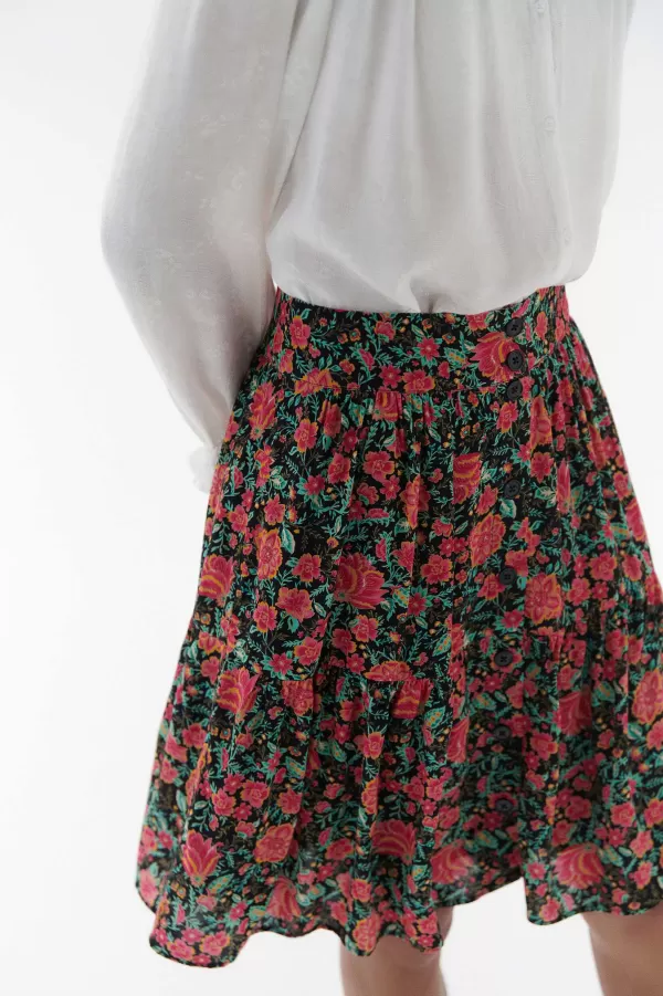 Sale CAROLL Jupe Josie Femme Rose Framboise