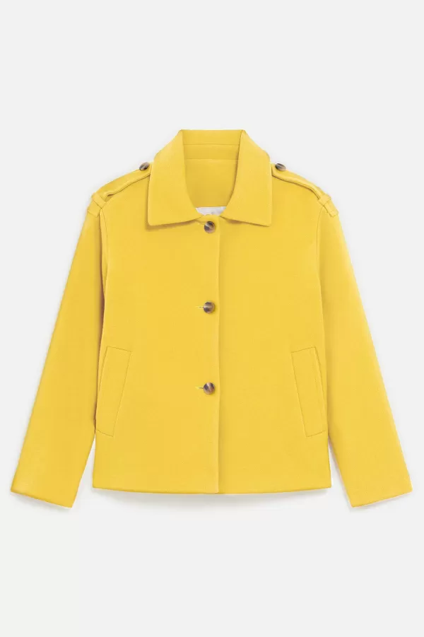Sale CAROLL Manteau Galant Femme Jaune