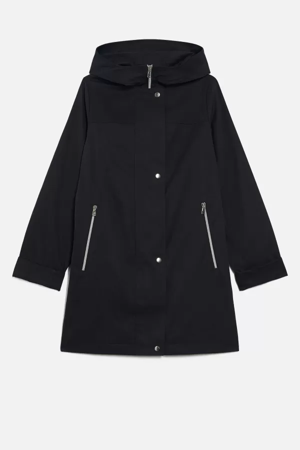Fashion CAROLL Manteau Gvenard Femme Bleu Marine