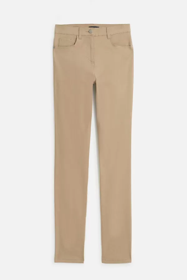 Cheap CAROLL Pantalon Craig Femme Beige