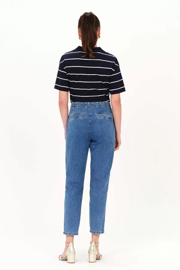 Best CAROLL Pantalon Passadena Femme Denim Stone