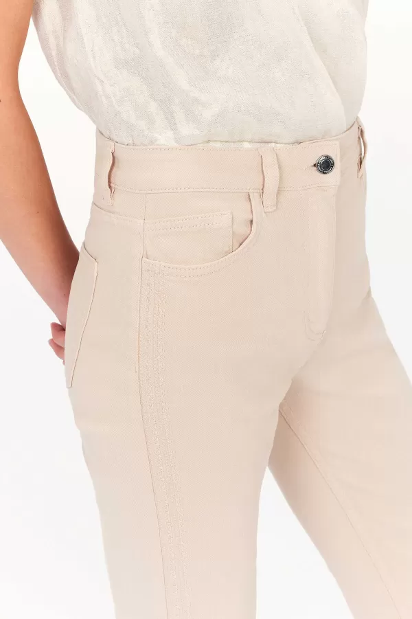 Shop CAROLL Pantalon Pitch Femme Beige