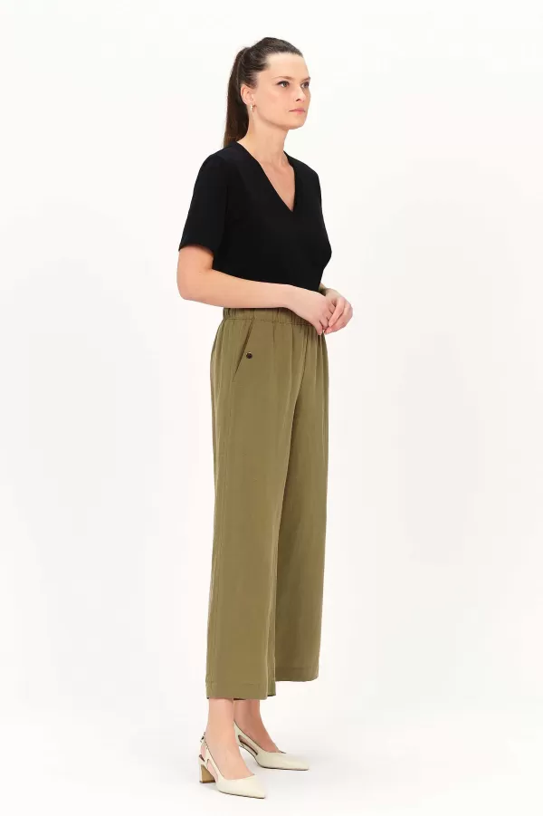 Best CAROLL Pantalon Portofino Femme Vert