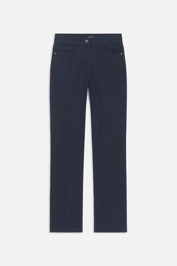 Flash Sale CAROLL Pantalon Prayano Femme Denim Double Stone