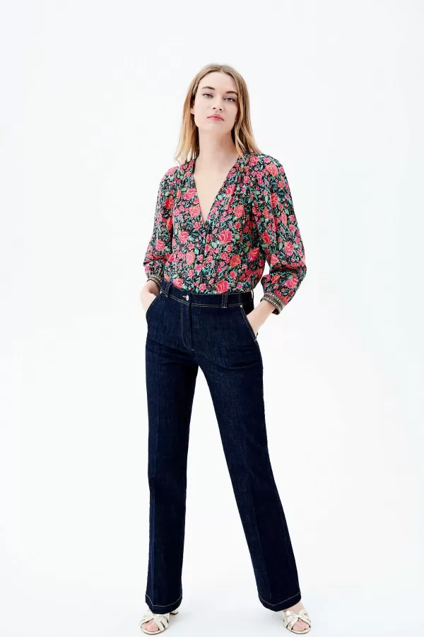 Cheap CAROLL Pantalon Ptomma Femme Denim Brut