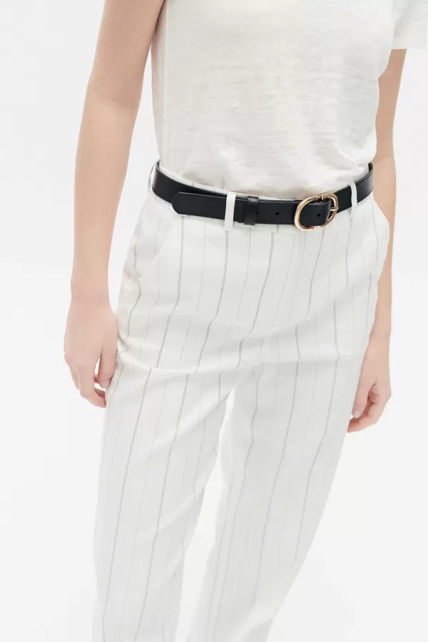 Discount CAROLL Pantalon Sandri Femme Ecru