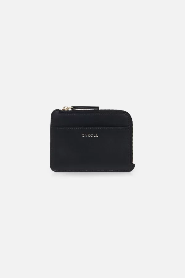 Cheap CAROLL Porte-Cartes Stan Femme Noir