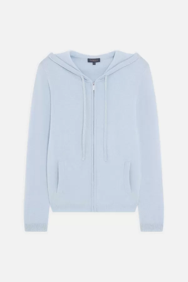 Sale CAROLL Pull Basilo Femme Bleu Ciel