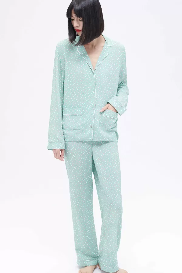 Best Sale CAROLL Pyjama Axel Femme Vert Clair