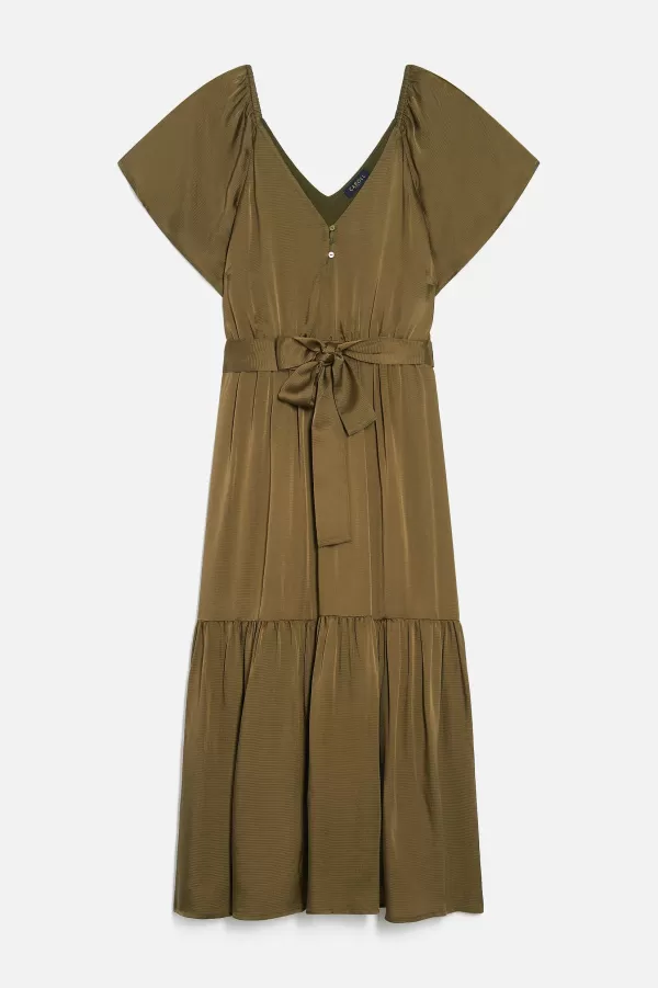 New CAROLL Robe Relaia Femme Vert
