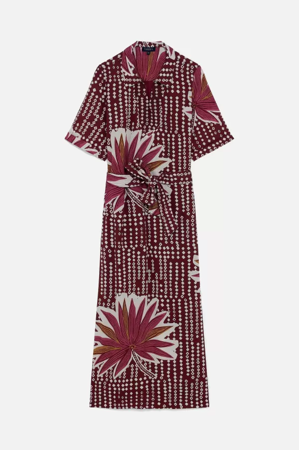 Online CAROLL Robe Relisa Femme Rouge Fonce