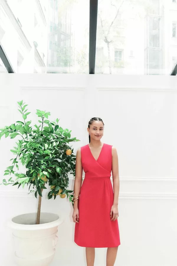 Shop CAROLL Robe Ricky Femme Rose Fushia