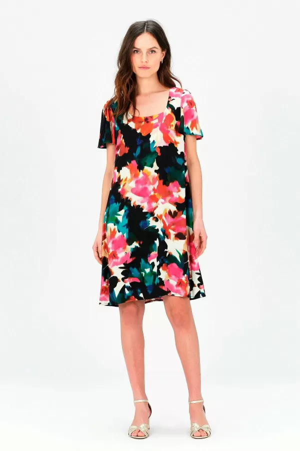 Hot CAROLL Robe Rufina Femme Rose Fushia