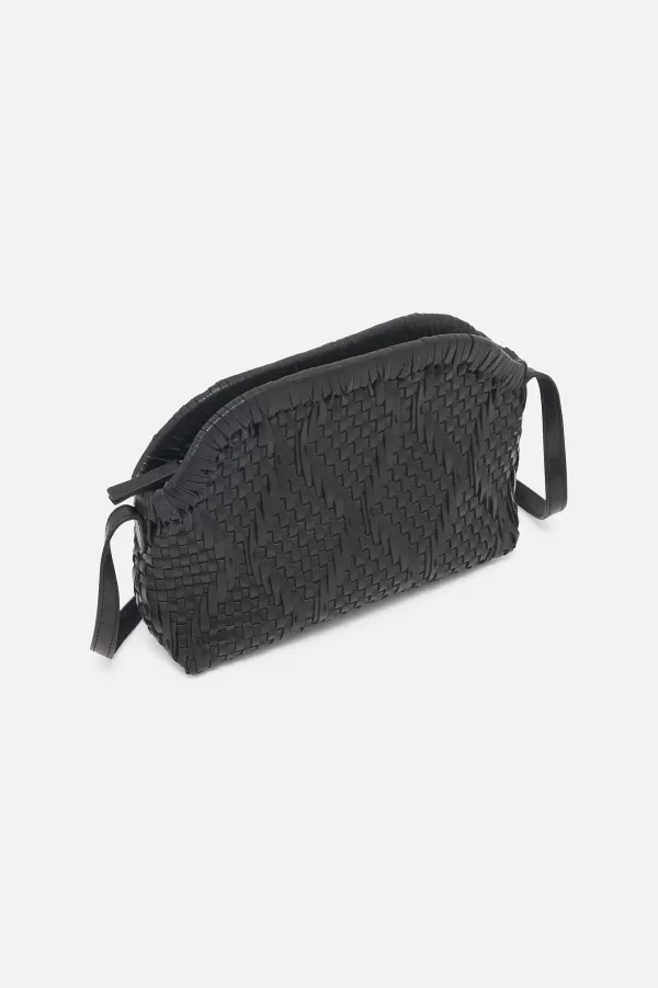 Fashion CAROLL Sac Sidonie 100 % Cuir Femme Noir