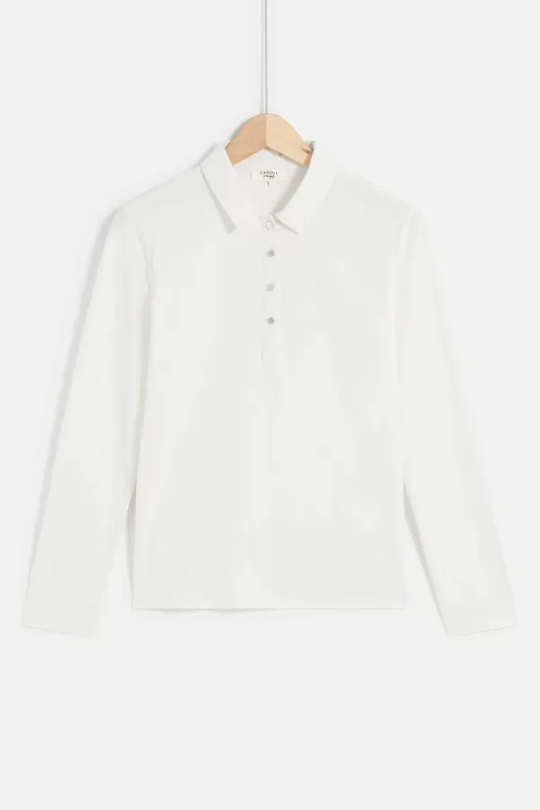 Store CAROLL T-Shirt Tirus Femme Ecru