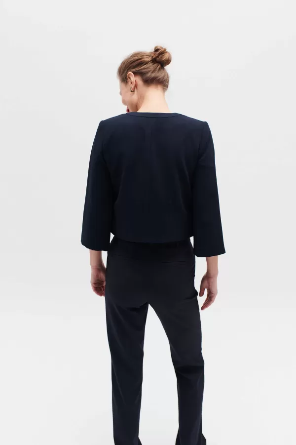 Cheap CAROLL Veste Pauline Femme Bleu Marine