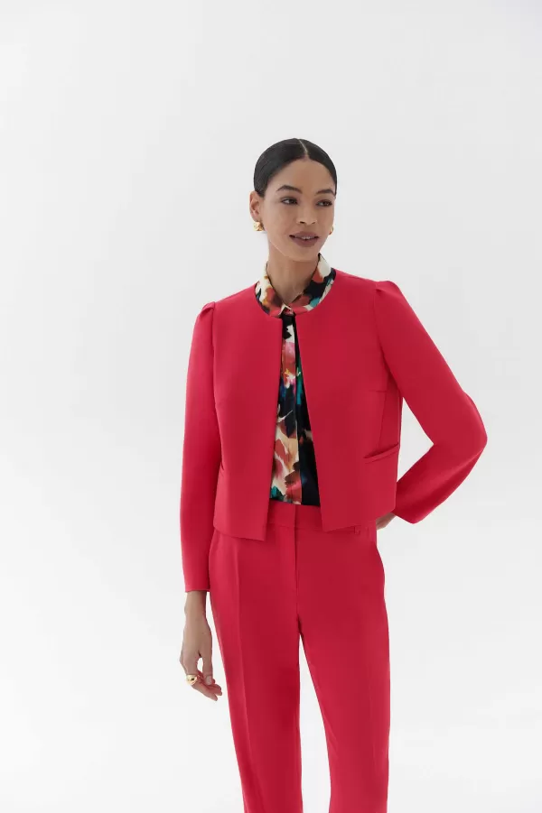 Best CAROLL Veste Vicky Femme Rose Fushia