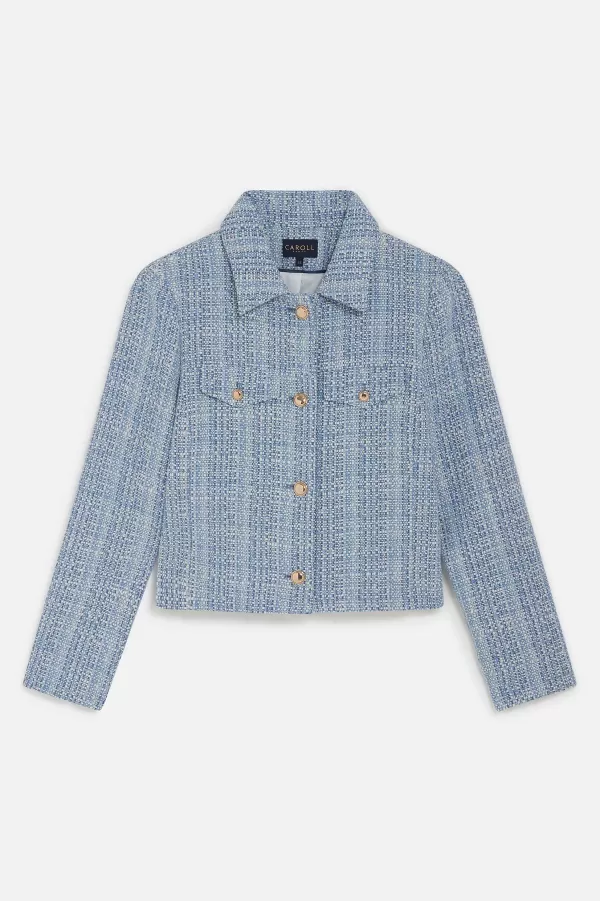 Store CAROLL Veste Volaje Femme Bleu