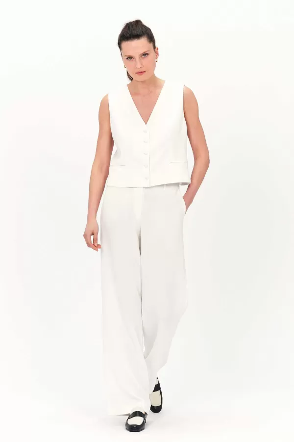 Cheap CAROLL Veste Vougla Femme Ivoire